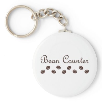 Bean Counter Key Chain by doodles_designs