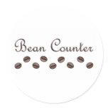 Bean Counter stickers