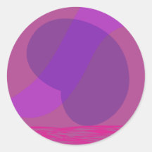 Bean on the Red Sea Round Stickers