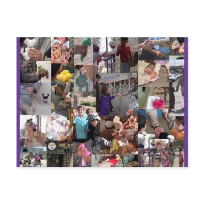 Beanies For Our Troops Post Card by Myalgic