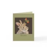 Beans the bunny notecard