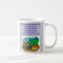 beans the nusical fruit fart rhyme, beans the n... mugs