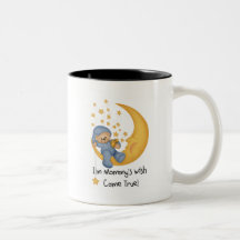Bear and Moon Mommy's Wish Tshirts and Gifts Coffee Mug
