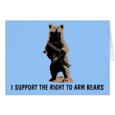 Bear arms Grizzly Bear by Cardsharkkid