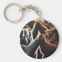 Bear Art Key Chain Dancing Bears Key Chains Gifts