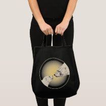 Bear Art Tote Bag Wildlife Art Shopping Bag