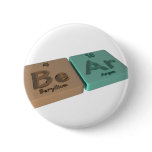 Bear as Be Beryllium and Ar Argon Pin