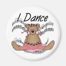 Bear Ballet Dancer Magnet