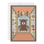 Bear Bear Boy Card 2 Personalized Invitations
