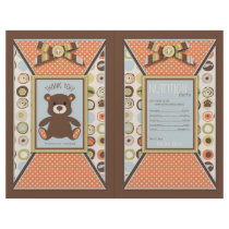 Bear Bear Boy Party Favour Wrapper Flyer