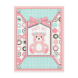 Bear Bear Girl Postcard