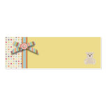 Bear Bear Skinny Gift Tag B business cards