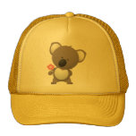 Bear Bears Ursidae Caniforms Cute Cartoon Animal Mesh Hats
