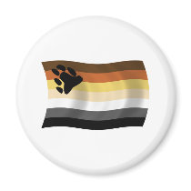 Bear Brotherhood Flag Magnet