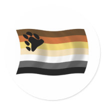 Bear Brotherhood Flag Sticker