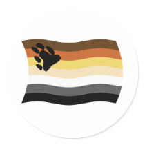 Bear Brotherhood Flag Sticker