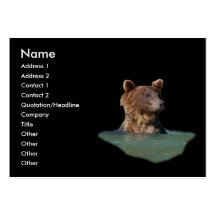 bear business card