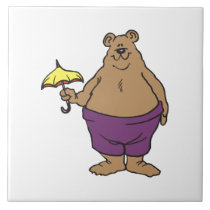 Bear cartoon tiles