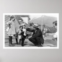 Bear Cub Showoff Alaska 1915 Poster