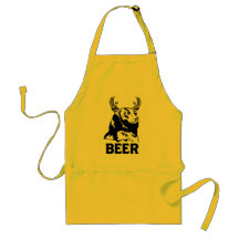 Bear + Deer = Beer Aprons