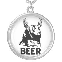 Bear + Deer = Beer Necklaces
