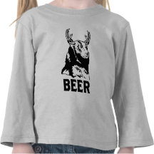 Bear + Deer = Beer T-shirts