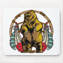 Bear Dreamcatcher Mouse Pad