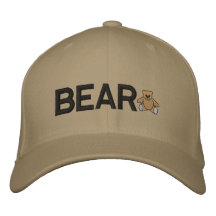 Bear Embroidered Hat