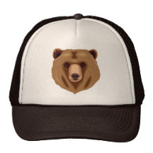 Bear Face Mesh Hats