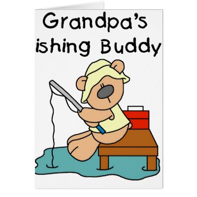 Bear Grandpas Fishing Buddy by toddlersplace