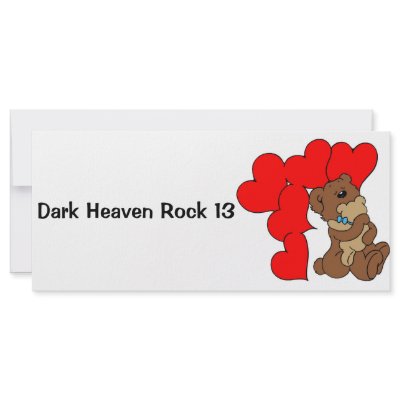 Bear Hugs!- Rack Card (Info Can Be Changed) by nightmare7darkangel