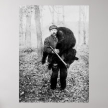 Bear Hunter, 1909 Print