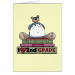 Bear I Love 2nd Grade Tshirts and Gifts Card
