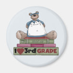Bear I Love 3rd Grade Tshirts and Gifts Magnet