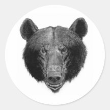Bear Illustration Sticker