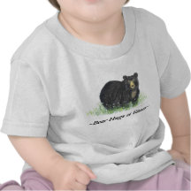 Bear in white flowers, add your text clothes, baby t shirt