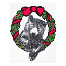 bear in wreath letterhead
