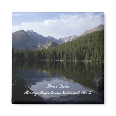 Bear Lake Rocky Mountain National Park Magnet by photog4Jesus