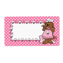 Bear Little Baker Label