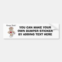 Bear Nurses Rock T-shirts and Gifts Bumper Stickers