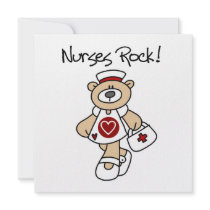 Bear Nurses Rock T-shirts and Gifts Personalized Announcements