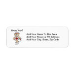 Bear Nurses Rock T-shirts and Gifts Custom Return Address Label