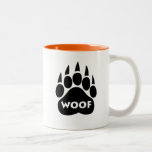 Bear Paw Gay Pride Mug "Woof"