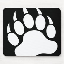 Bear Paw (reverse) Mousepad