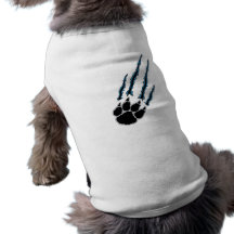 Bear Paw Rip Dog T-shirt