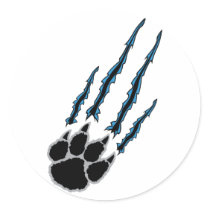 Bear Paw Rip stickers