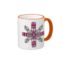 bear paw tornado red coffee mug
