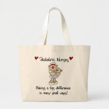 Bear Pediatric Nurses T-shirts and Gifts Canvas Bag