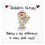Bear Pediatric Nurses T-shirts and Gifts Announcement