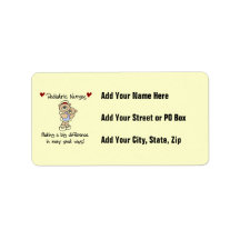 Bear Pediatric Nurses T-shirts and Gifts Personalized Address Label